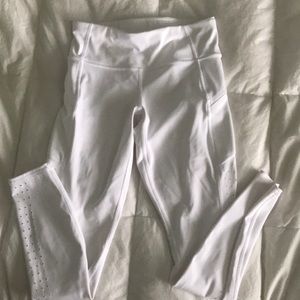 White athleta leggings 7/8